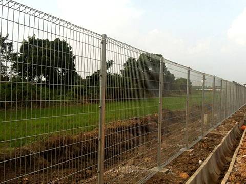 This is a huge farmland with BRC fence installed in it.