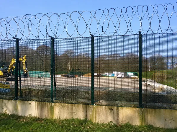 358 anti-climb security fence site view.