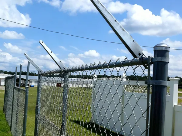 完成済みchain linkフェンスinストールプロジェクト