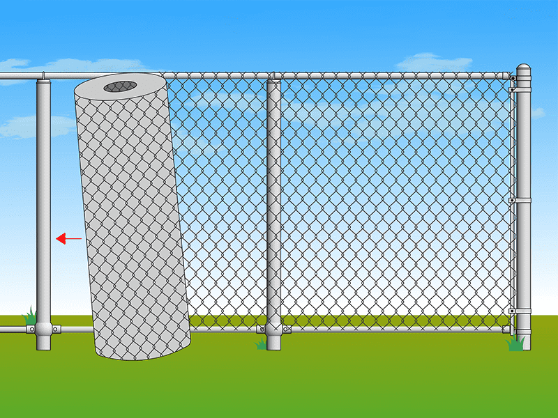 Remove the fence slack