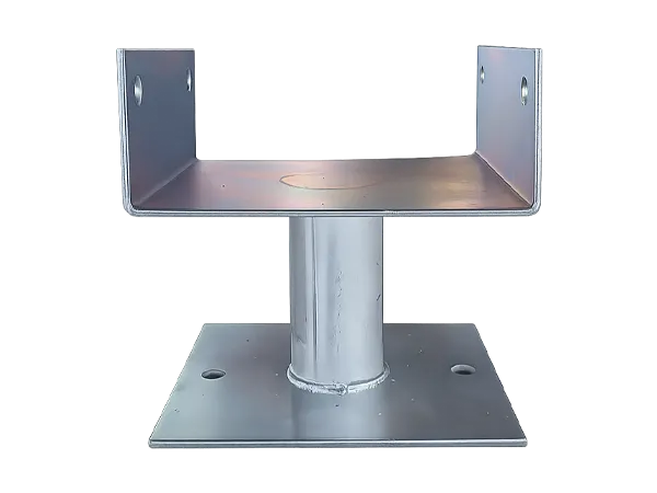 Post bracket on the white background.