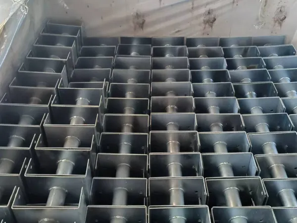 Post bracket packaging process.