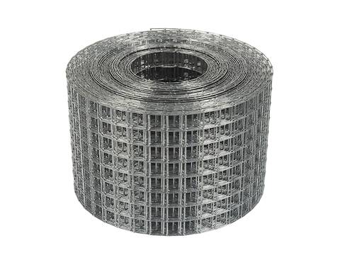 A roll stainless steel pigeon mesh for solar panels on white background.