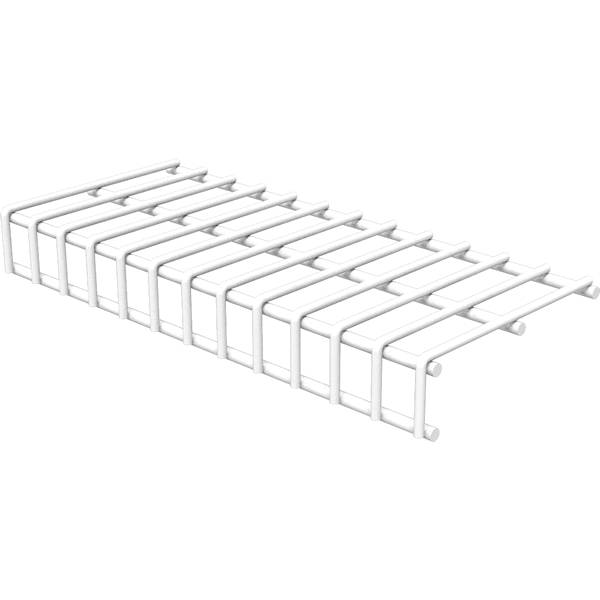 A linen wire closet shelving structure.
